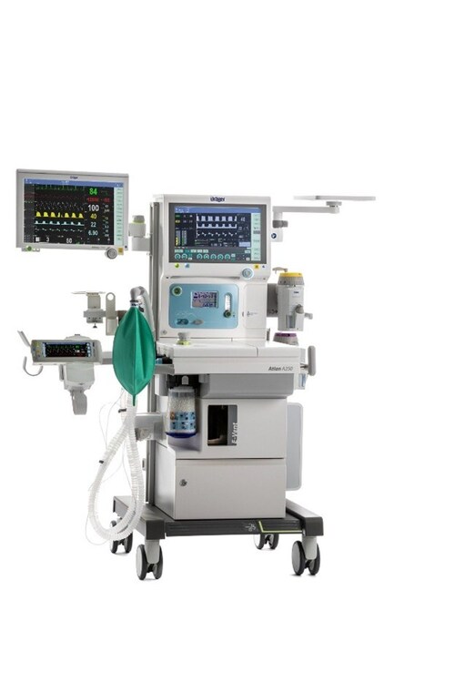 Imagine the flexibility to have one anesthesia machine platform with a high level of safety and performance in every OR. The comprehensive, yet scalable set of clinical features and proven ventilation quality make Atlan A350/A350XL an ideal anesthesia machine for even the most challenging patients and surgical procedures. The platform design gives full flexibility for spatial conditions and can be equipped with either a mechanical or electronic gas mixer technology.