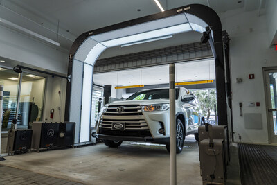 UVeye technology at the Murgado Brickell CDJR store in Miami, Florida.