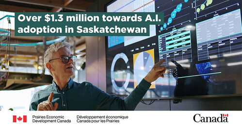 Minister Olszewski announces funding to help Saskatchewan businesses lead in AI innovation (CNW Group/Prairies Economic Development Canada)