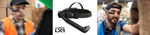 Vuzix LX1 smart glasses were designed for rugged durability, ease of use, and long shifts with no hot swapping needed.