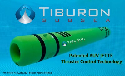 Tiburon Subsea Patented JETTE AUV Thruster Control System