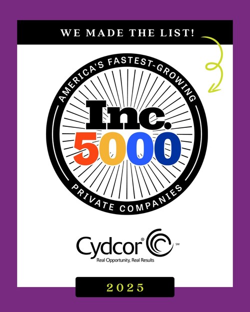 Cydcor, a leading provider of outsourced sales solutions, has earned a spot on the prestigious Inc. 5000 list of the fastest-growing private companies in America. This recognition highlights Cydcor’s commitment to driving client growth, delivering exceptional results, and fostering innovation in face-to-face sales. Learn more about our growth journey and industry leadership. Cydcor, a leading provider of outsourced sales solutions, has earned a spot on the prestigious Inc. 5000 list of the fastest-growing private companies in America. This recognition highlights Cydcor’s commitment to driving client growth, delivering exceptional results, and fostering innovation in face-to-face sales. Learn more about our growth journey and industry leadership.