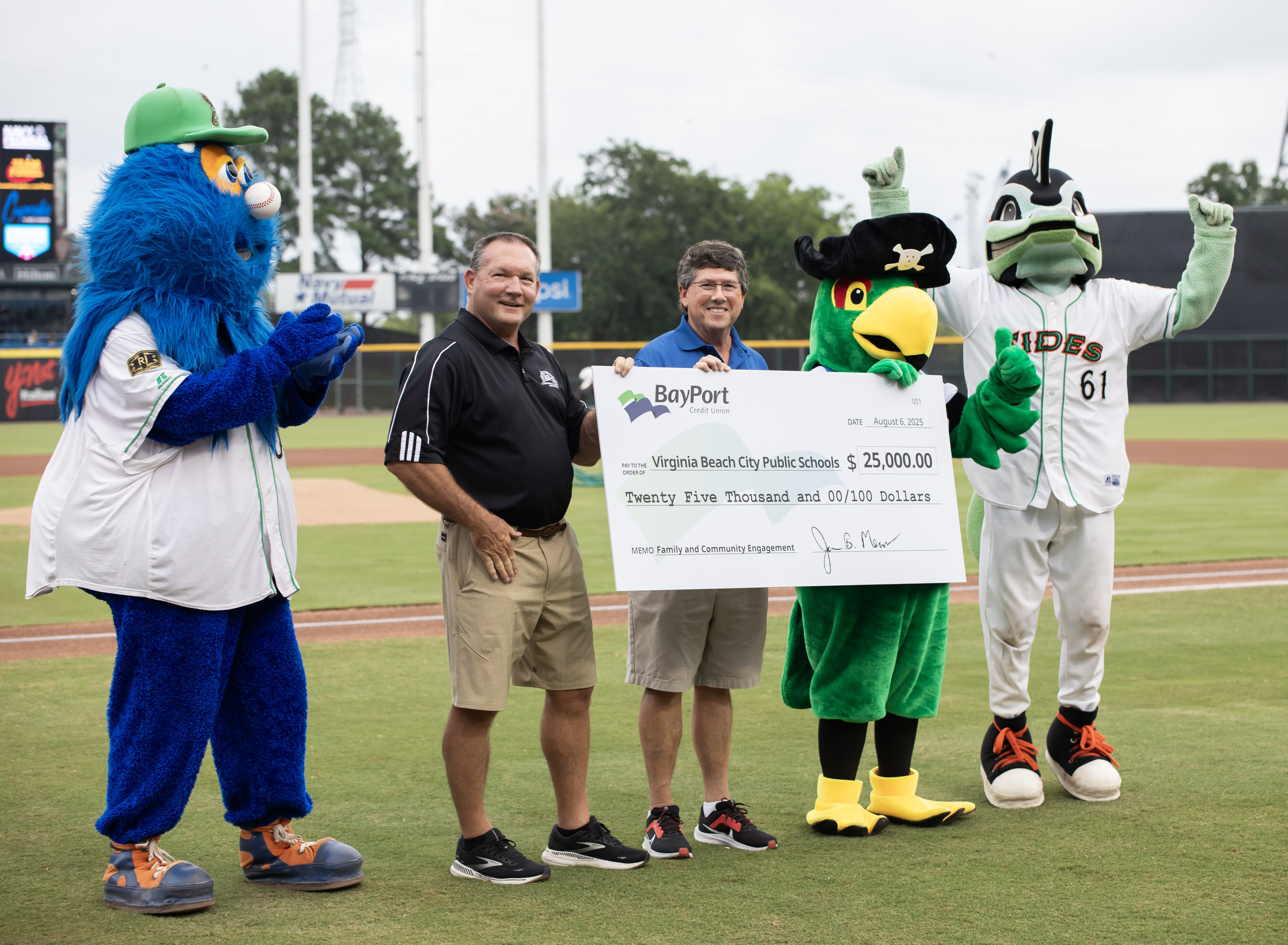 BayPort Credit Union Donates $25,000 and 450 Pounds of School Supplies to Virginia Beach City Public Schools