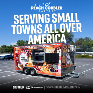THE PEACH COBBLER FACTORY LAUNCHES INNOVATIVE NEW MOBILE DIVISION