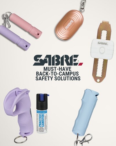 SABRE®, the #1 personal safety brand, is helping parents and students prepare with a new lineup of campus-ready safety solutions. As millions of students head back to college this fall, they’re entering the most dangerous time of the school year — the “Red Zone.”