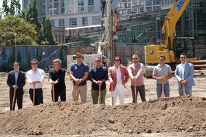 INCOCO CAPITAL, WITH PARTNERS CHARNEY COMPANIES &amp; TAVROS, CELEBRATE THE GROUNDBREAKING OF THEIR 55-STORY SKYSCRAPER AT LIC'S COURT SQUARE