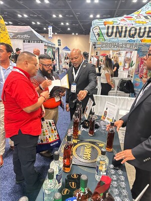 Dunamis Premium Spirits General Manager, Jerome Warren, at our recent showing at the TPSA in San Antonio
