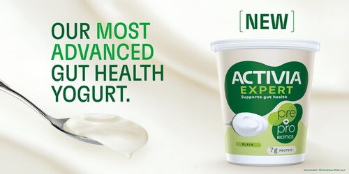 Backed by 35+ years of global Activia research, this new product line features an exclusive blend of prebiotics and probiotics to help support digestive health (CNW Group/Danone Canada)