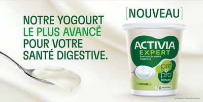S’appuyant sur plus de 35 ans de recherche mondiale d’Activia, cette nouvelle gamme de produits contient un mélange exclusif de probiotiques avec des prébiotiques qui contribuent à la santé digestive. (Groupe CNW/Danone Canada)