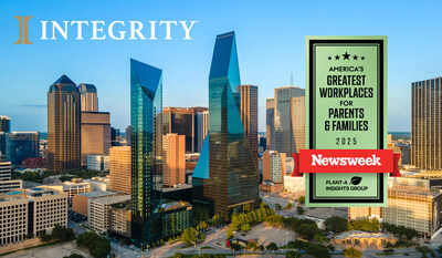 Newsweek Names Integrity One of Nation’s Greatest Workplaces for Parents and Families (PRNewsfoto/Integrity Marketing Group, LLC)