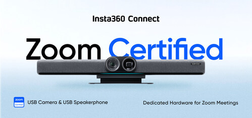 Insta360 Connect is certified for Zoom Rooms