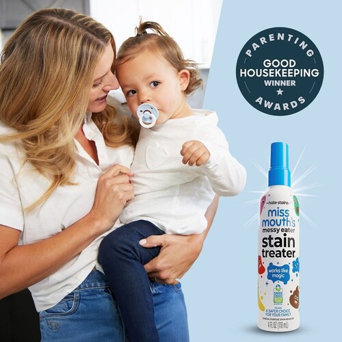 Miss Mouth's Messy Eater Stain Treater Wins Good Housekeeping 2025 Parenting Award Miss Mouth's Messy Eater Stain Treater Wins Good Housekeeping 2025 Parenting Award