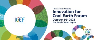 Imagen de la 12.ª reunión anual del Innovation for Cool Earth Forum (ICEF2025), que se celebrará del 8 al 9 de octubre de 2025 en Tokio.