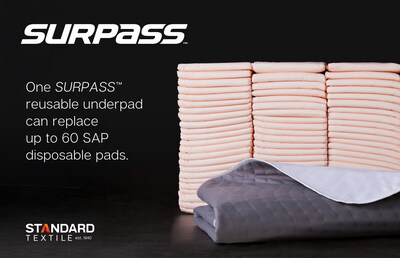 SURPASS™ offers unmatched moisture control, rapid surface drying, and exceptional patient comfort that meets or exceeds the performance of current disposable and reusable alternatives.
