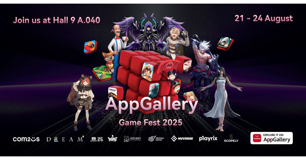 HUAWEI AppGallery przygotowuje się na epicką przygodę gamingową podczas Gamescom 2025