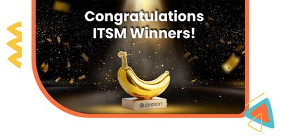 Cireson ITSM Award golden banana Cireson ITSM Award golden banana