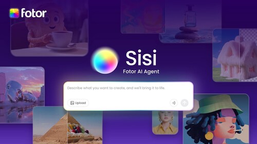 Type or say your idea with Fotor AI agent to edit images, create product images and visual content. Type or say your idea with Fotor AI agent to edit images, create product images and visual content.