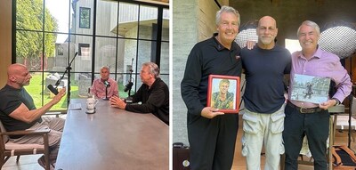First Image: Richard Taite (left) with Dr. Gary Latson (middle) & Greg Swan (right) of Fentanyl Fathers