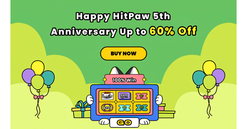 Up to 60% Off Sale: HitPaw 5th Anniversary - Lets Celebrate Together!