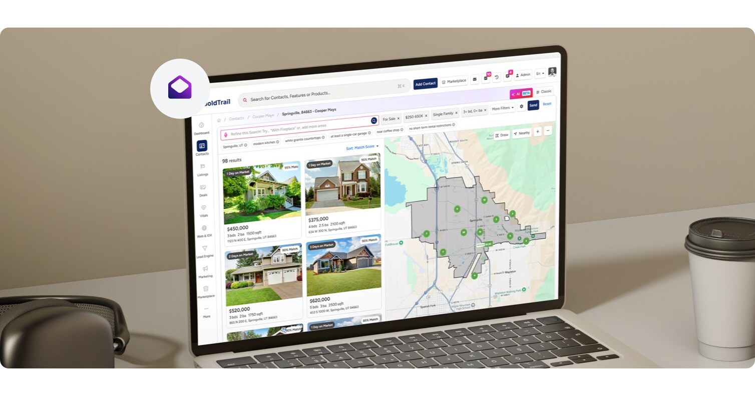 Inside Real Estate Announces BoldTrails New HomeSearch AI, a Transformational AI-Powered Search and Engagement Experience
