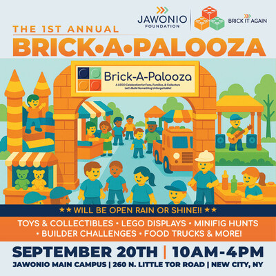 “BrickAPalooza is a Jawonio family-friendly LEGO® extravaganza, bringing together builders of all ages for a day of creativity, fun, and community. Featuring interactive exhibits, hands-on building zones, raffles, and unique LEGO displays, the event celebrates inclusion and imagination while supporting Jawonio’s mission to empower children and adults with disabilities and special needs.” Visit: www.jawonio.org