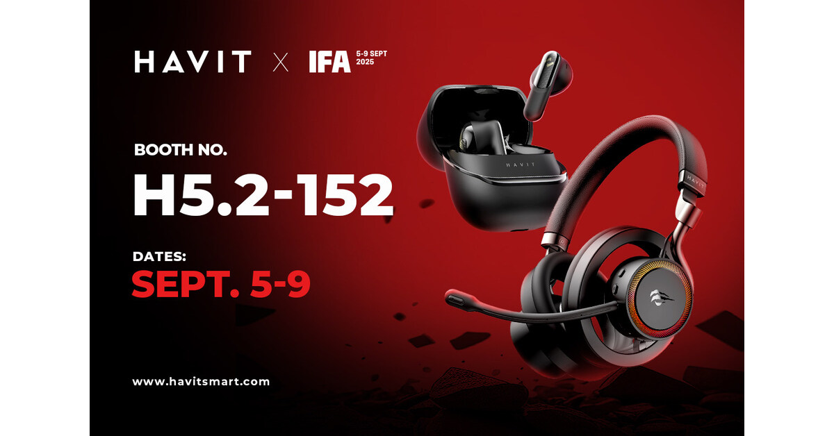 IFA Berlin 2025 : HAVIT pr&eacute;sente des technologies sonores de nouvelle g&eacute;n&eacute;ration, red&eacute;finissant les fronti&egrave;res de laudio
