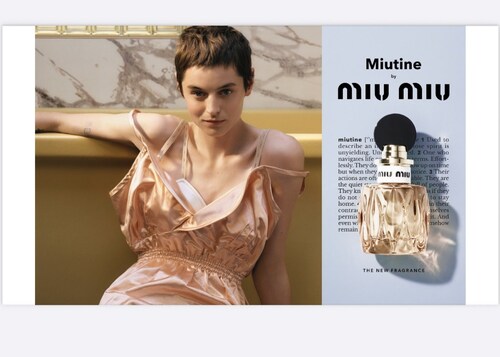 Introducing Miutine, the new irreverent, fragrance by Miu Miu