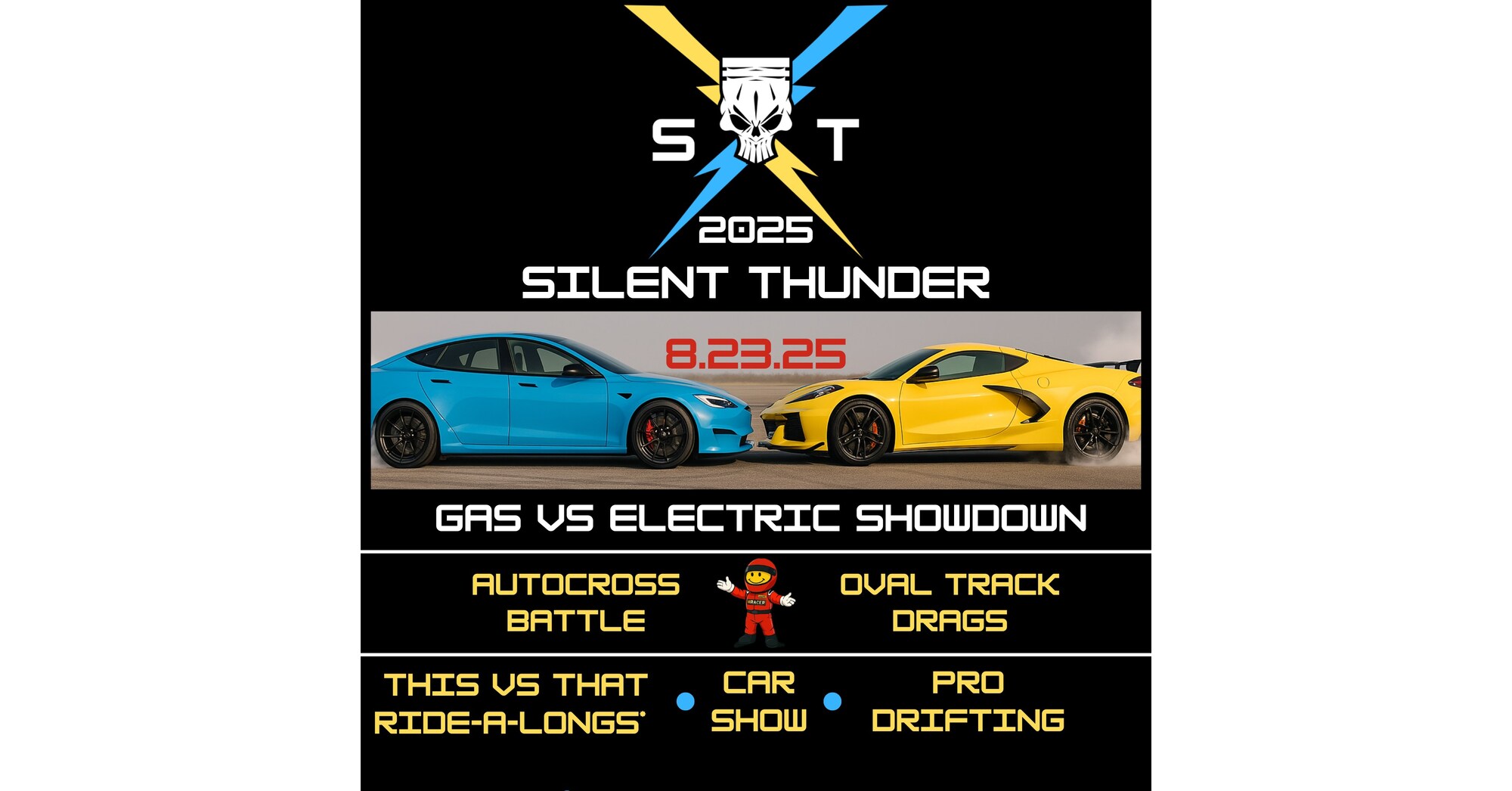 Silent Thunder 2025: Gas vs. Electric Motorsports Showdown Comes to Atlanta