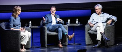 Left to right: Perri Peltz, Dr. Dave Anderson, Jonathan Haidt