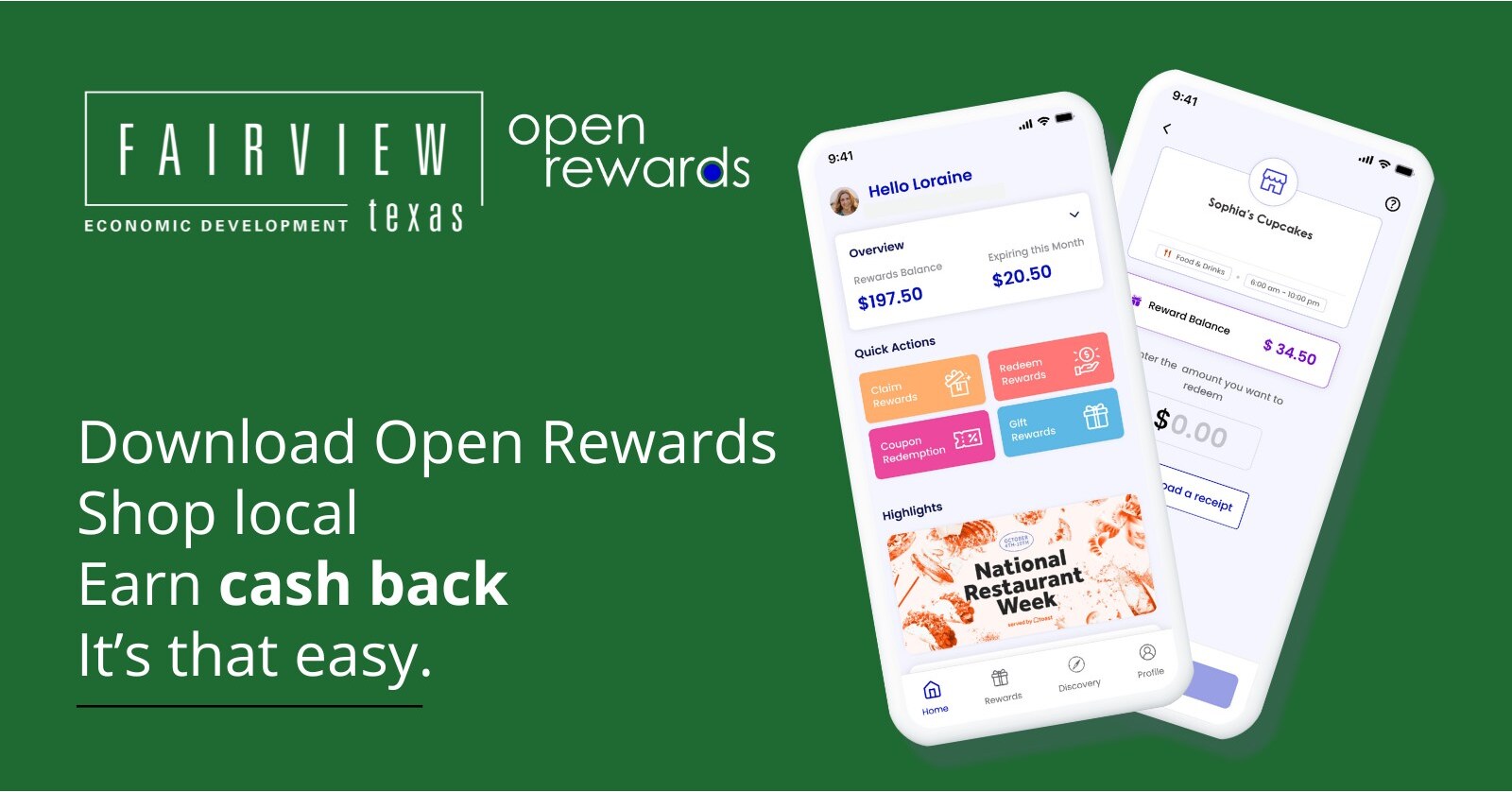 OpenRewards Program Officially Launches in Fairview, Texas