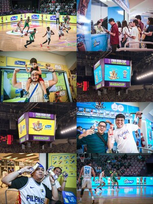 Fans enjoy ice cream from Yili’s Joyday and Cremo brands during FIBA Asia Cup 2025 (PRNewsfoto/Yili Group)