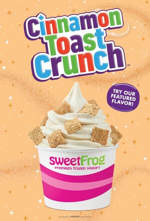 Get Your Crunch on This Fall with sweetFrog's New CINNAMON TOAST CRUNCH™ cereal Flavor!
