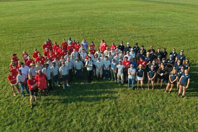 Participants from five Universities gathered for a group photo during the 2025 Northeastern Collegiate Weed Science Contest. Photo by Craig Austin.