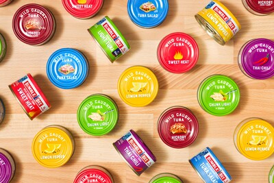 Meet the new Bumble Bee Snackers™ family in six perfect on-the-go-flavors: Tuna Salad, Chunk Light Tuna, Sweet Heat, Thai Chili, Lemon Pepper and Hickory Smoke.