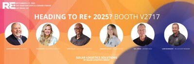 The Keller Logistics Group team representing Solar Logistics Solutions at RE+ 2025 in Las Vegas. Our experts bring decades of logistics experience to the solar industry, providing nationwide transportation, warehousing, yard management, and supply chain visibility tools. As trusted partners to solar manufacturers, EPCs, and project developers, Keller ensures panels and components are delivered safely, securely, and on time to keep renewable energy projects moving forward.