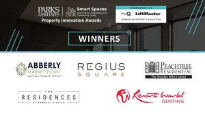 Parks Associates Announces Winners of Inaugural Property Innovation Awards, Who Will Be Recognized at Third Annual Smart Spaces Conference, September 16-17 in Dallas, Texas