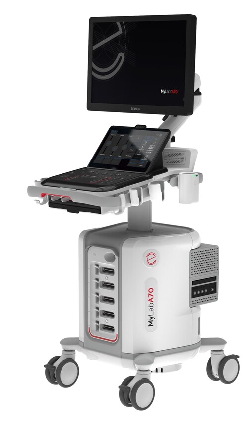 The Esaote MyLab™ A70 ultrasound system The Esaote MyLab™ A70 ultrasound system