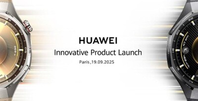 Huawei Set to Unveil New Wearables, Tablets, and Phones in Paris on September 19 (PRNewsfoto/HUAWEI)