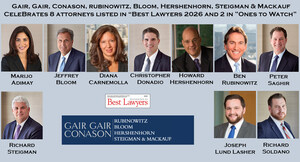 Eight Attorneys from Gair, Gair, Conason, Rubinowitz, Bloom, Hershenhorn, Steigman & Mackauf Recognized in The Best Lawyers in America® 2026