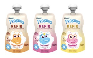 Lifeway® Foods Expands Beloved ProBugs® Kefir Line with New Conventional Whole Milk Pouches in Three Fun Flavors
