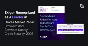 Exiger Named a Leader in Firmware and Software Supply Chain Security Sector
