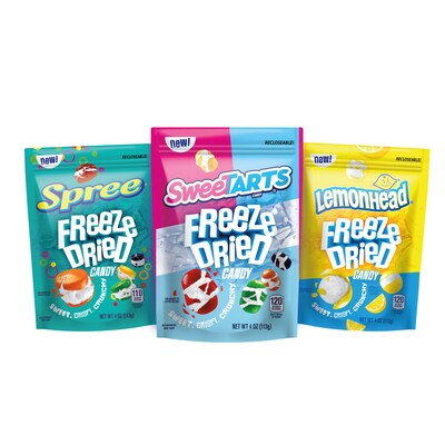 The latest innovations from Ferrara transform SweeTARTS®, Lemonhead®, and Spree®  into uniquely crispy and crunchy, and flavorful treats