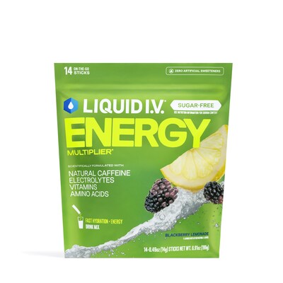 Liquid I.V.® Energy Multiplier® Sugar Free Blackberry Lemonade