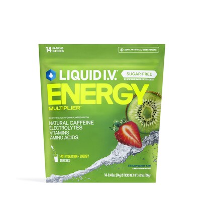 Liquid I.V.® Energy Multiplier® Sugar Free Strawberry Kiwi