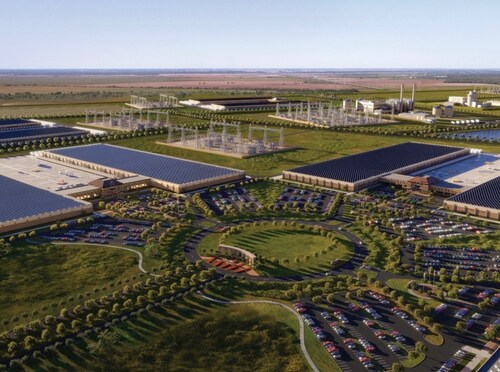 Rendering of the Fermi America Campus. Rendering of the Fermi America Campus.