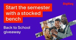 DigiKey Announces Back to School Giveaway to Empower Tomorrow's Innovators