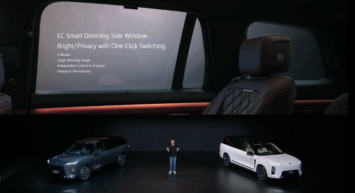 Ambilight Collaborates with NIO to Bring Electrochromic Side Windows to the Launched All-New ES8 Flagship SUV