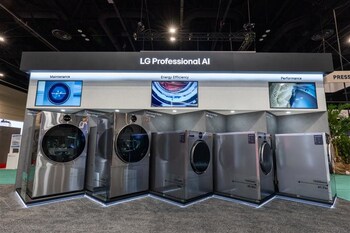 Making its debut at Clean Show 2025, LG’s PROFESSIONAL LAUNDRY lineup is engineered for high-volume environments, combining durability with advanced efficiency.