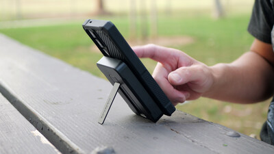 Experience the ultimate convenience with ROKFORM's All-new 10000 mAh Magnetic Power Bank with Stand. Designed for on-the-go charging, this powerful and compact accessory snaps securely onto your phone, delivering fast and reliable power when you need it most.