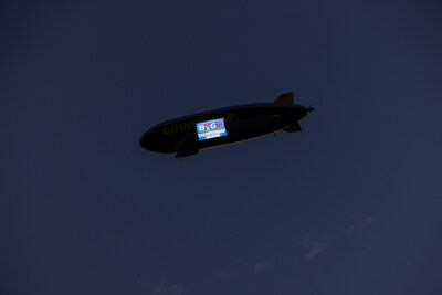 The partnership launched on Sunday, August 24, in Orlando at the BIG3 Championship, a 3-on-3 basketball league founded by the artist, with a special blimp flyover.